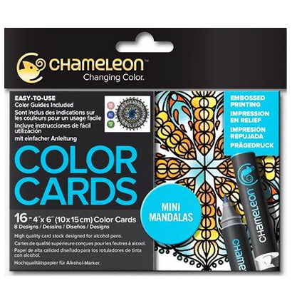 Рельефная цветовая карта (склейка) Chameleon Mini Mandalas /  Мини мандалы