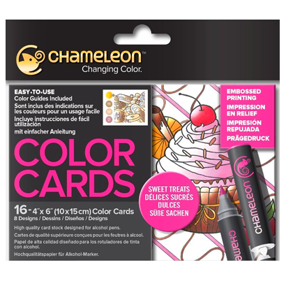 Рельефная цветовая карта (склейка) Chameleon Sweet Treats / Сладости