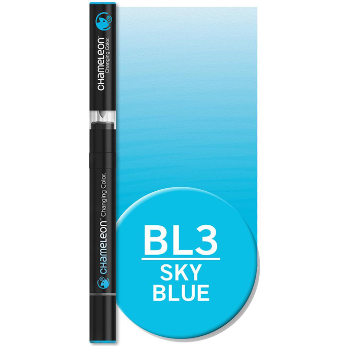 Маркер Chameleon Color Tones Pen BL3 Небесный голубой
