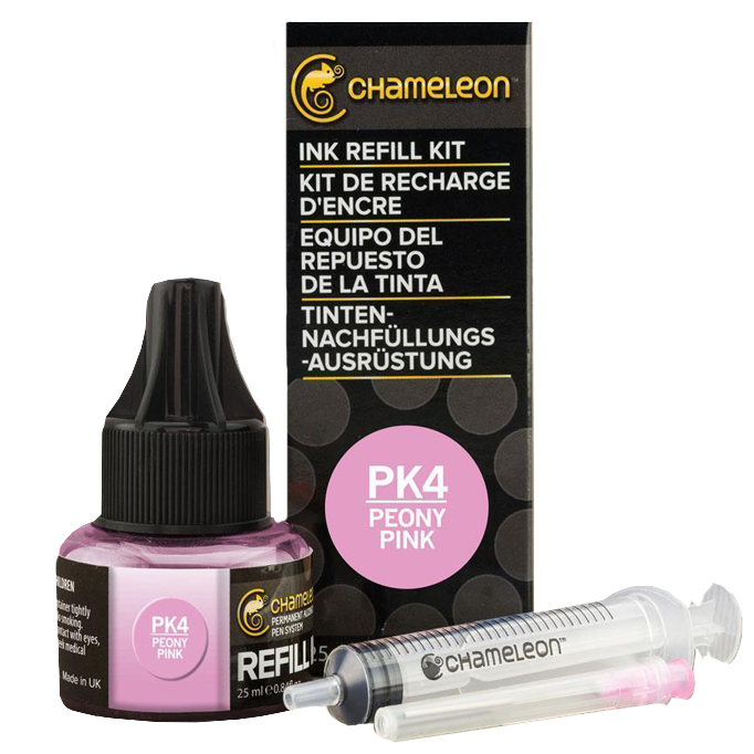 Чернила для маркеров Chameleon Pen Refill PK4 розовый пион