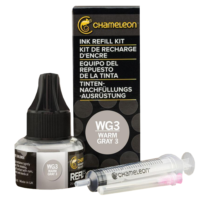 Чернила для маркеров Chameleon Pen Refill WG3 Телый серый 3