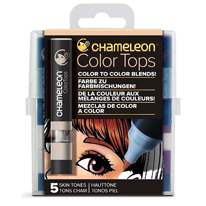 Цветовые блендеры Chameleon Color Tops Телесные тона 5 цветов