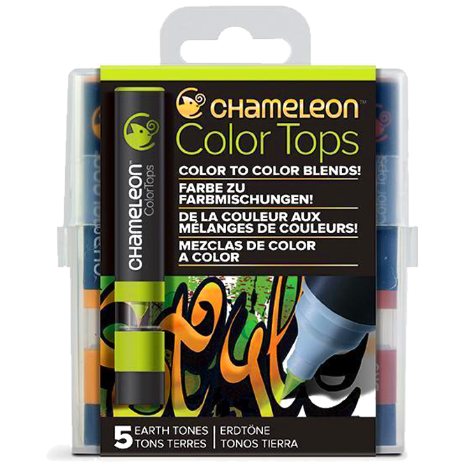 Цветовые блендеры Chameleon Color Tops Оттенки земли 5 цветов
