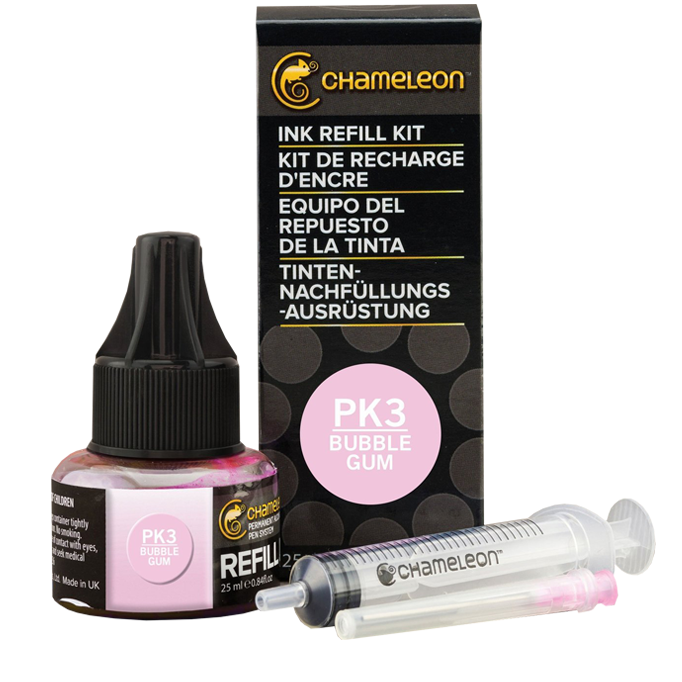 Чернила для маркеров Chameleon Pen Refill PK3 Розовый