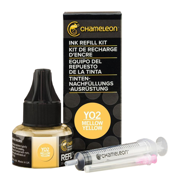 Чернила для маркеров Chameleon Pen Refill YO2 Сочный желтый