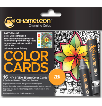 Цветовая карта (раскраска-склейка) Chameleon Zen / Дзен