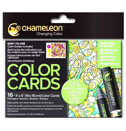 Рельефная цветовая карта (склейка) Chameleon Floral Patterns / Цветочные узоры